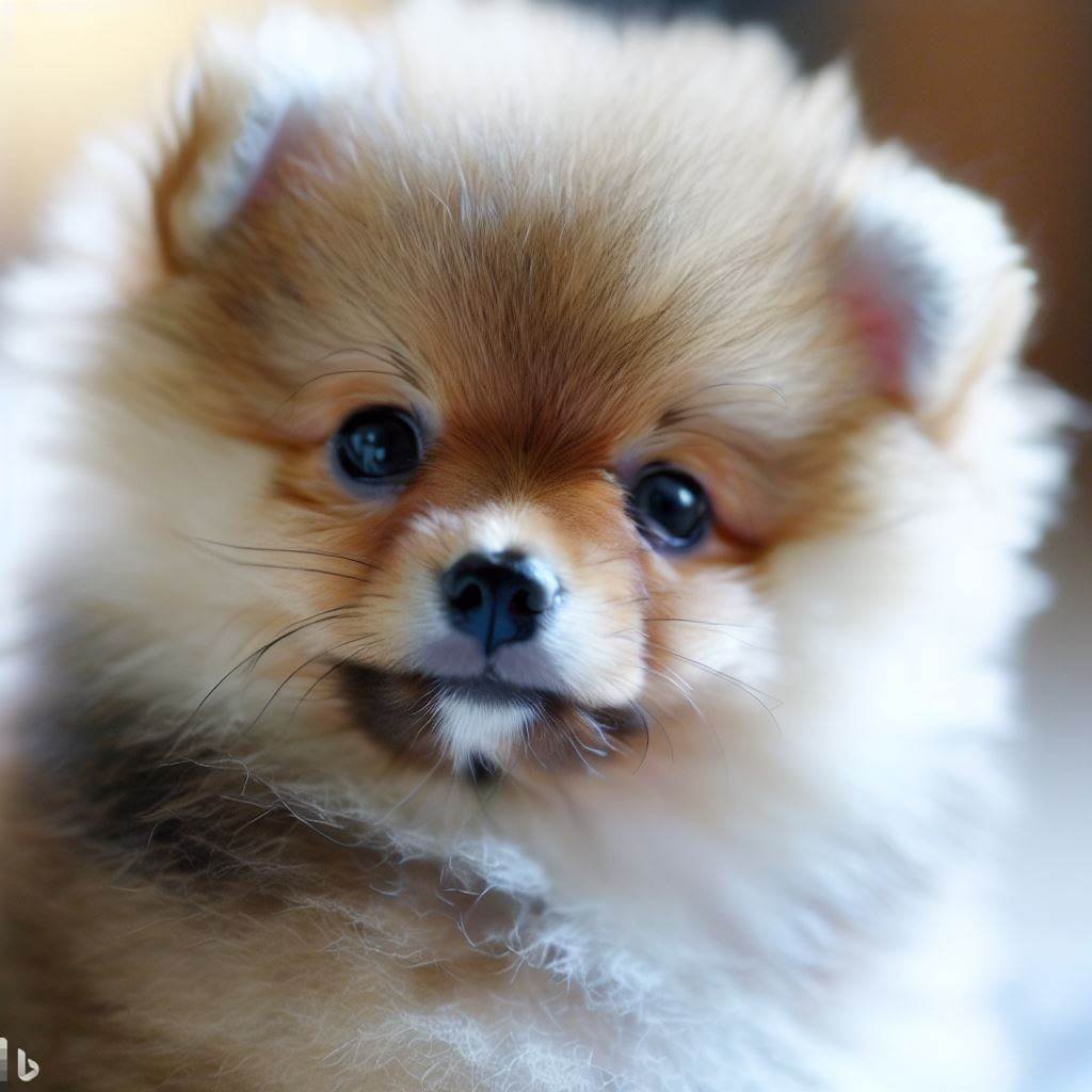 3-month-old Pomeranian
